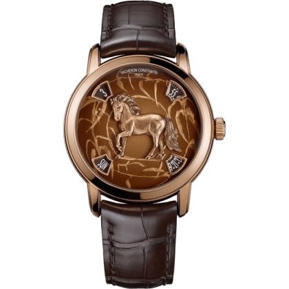 Métiers d'Art The Legend of the Chinese Zodiac Year of the Horse Pink Gold