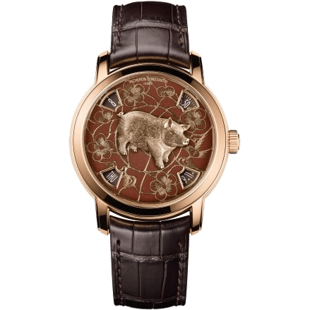 Métiers d'Art The Legend of the Chinese Zodiac Year of the Pig Pink Gold