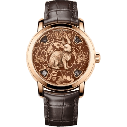 Métiers d'Art The Legend of the Chinese Zodiac Year of the Rabbit Pink Gold