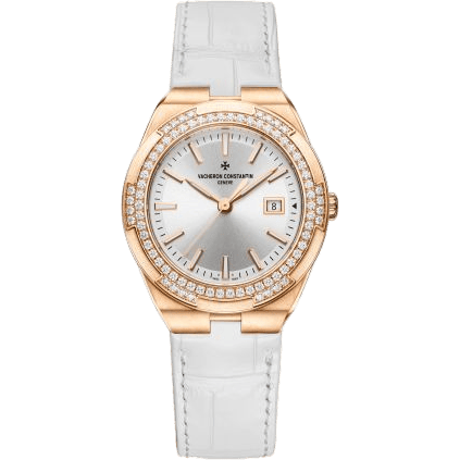Overseas Quartz Pink Gold / Diamond / Silver