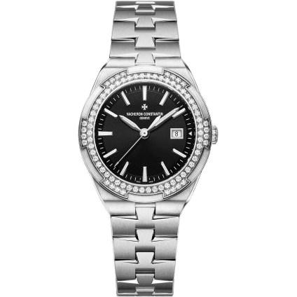 Overseas Quartz Stainless Steel / Diamond / Black