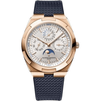 Overseas Ultra-Thin Perpetual Calendar Pink Gold / Silver