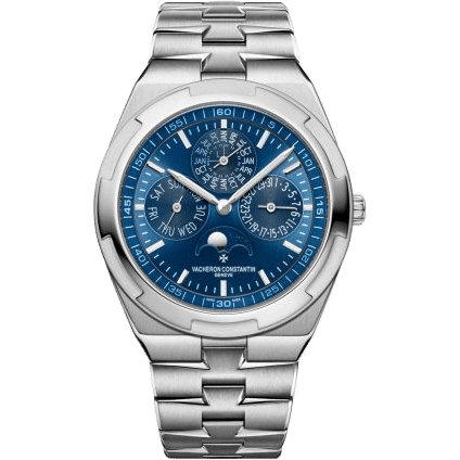 Overseas Ultra-Thin Perpetual Calendar White Gold / Blue / Bracelet