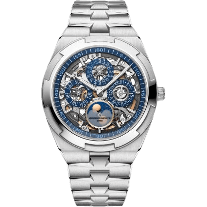 Overseas Ultra-Thin Perpetual Calendar White Gold / Skeleton