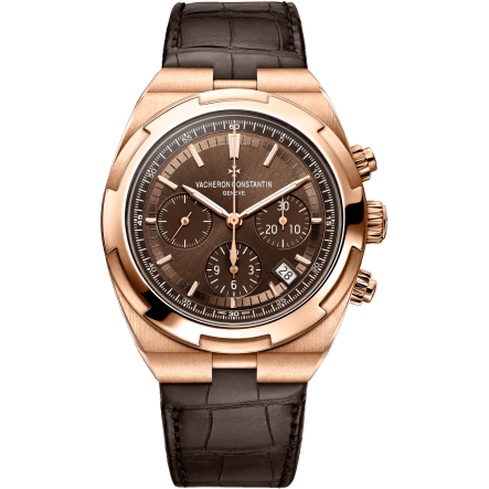 Overseas Chronograph Pink Gold / Brown / Bracelet