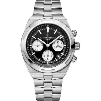 Overseas Chronograph Stainless Steel / Black