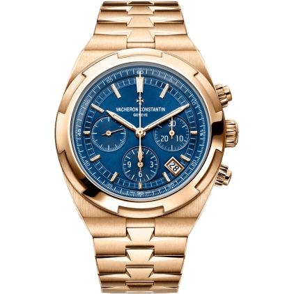 Overseas Chronograph Pink Gold / Blue / Bracelet