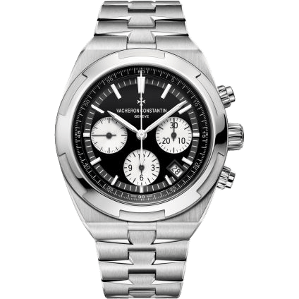 Overseas Chronograph Stainless Steel / Black