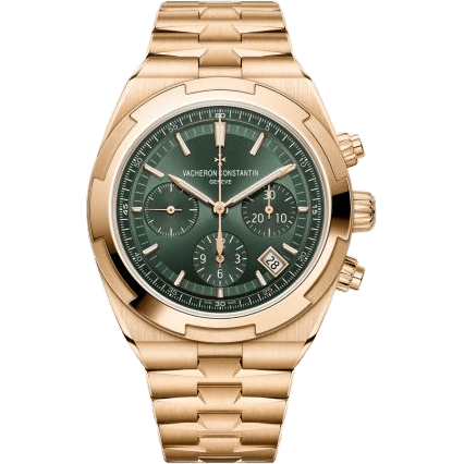 Overseas Chronograph Pink Gold / Green
