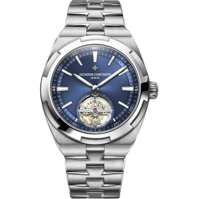 Overseas Tourbillon Stainless Steel / Blue