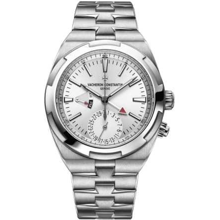 Overseas Dual Time Stainless Steel / Silver