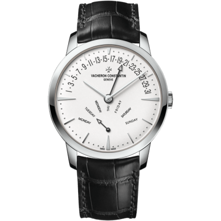 Patrimony Retrograde Day-Date White Gold / Silver