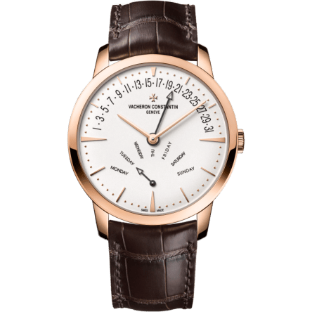 Patrimony Retrograde Day-Date Pink Gold / Silver