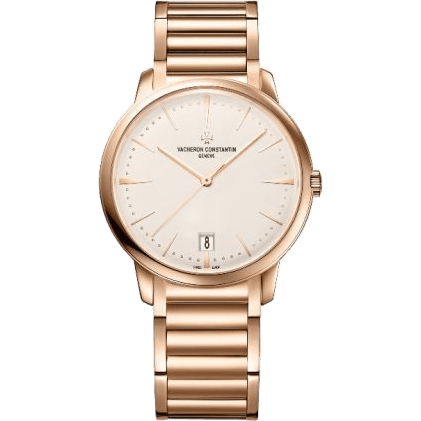 Patrimony 36mm Self-Winding Pink Gold / Silver / Bracelet
