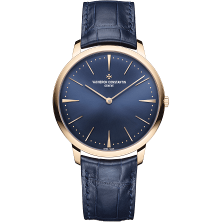 Patrimony Contemporaine 40 Manual-Winding Pink Gold / Blue