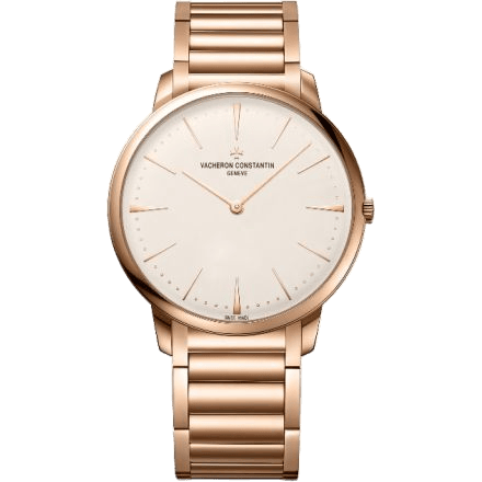 Patrimony Contemporaine 40 Manual-Winding Pink Gold / Silver / Bracelet
