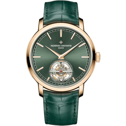 Traditionnelle Tourbillon Pink Gold / Green