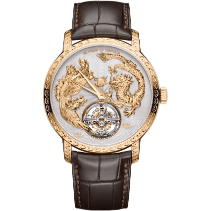 Traditionnelle Tourbillon Phoenix and the Dragon Pink Gold / Silver