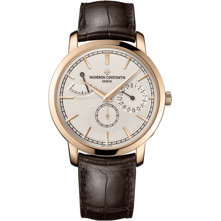 Traditionnelle Manual-Winding Date and Power Reserve Pink Gold / Silver