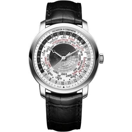 Traditionnelle World Time White Gold