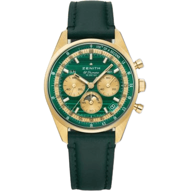 Chronomaster Original Triple Calendar Yellow Gold / Malachite / Japan