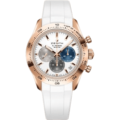 Chronomaster Sport Rose Gold / White / Rubber