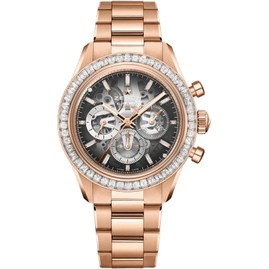 Chronomaster Sport Skeleton Rose Gold - Baguette