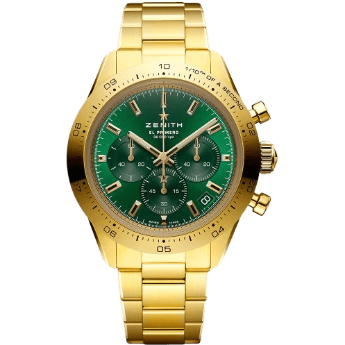 Chronomaster Sport Yoshida Yellow Gold / Green / Bracelet