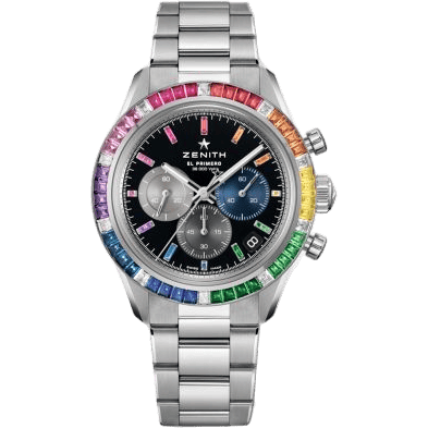 Chronomaster Sport White Gold - Baguette / Rainbow