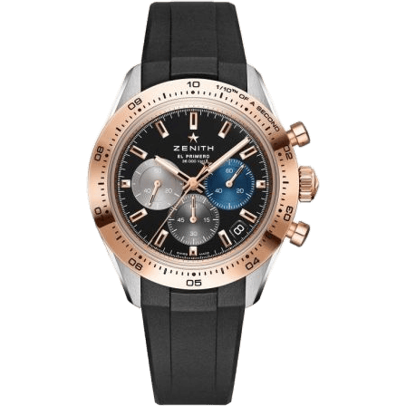 Chronomaster Sport Stainless Steel - Rose Gold / Black / Rubber