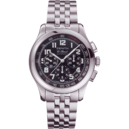 Class Sport El Primero Stainless Steel / Black / Bracelet