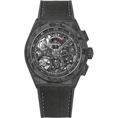 Defy El Primero 21 Full Carbon / Skeleton / Rubber