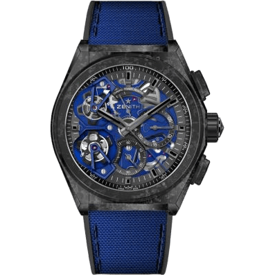 Defy Double Tourbillon Full Carbon / Skeleton / Cordura