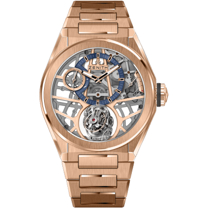Defy Zero G Rose Gold / Skeleton / Bracelet
