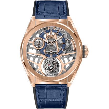 Defy Zero G Rose Gold / Skeleton / Alligator