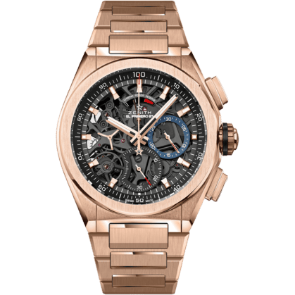 Defy El Primero 21 Rose Gold / Skeleton / Bracelet