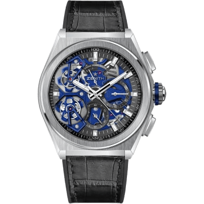 Defy Double Tourbillon Platinum / Skeleton / Alligator