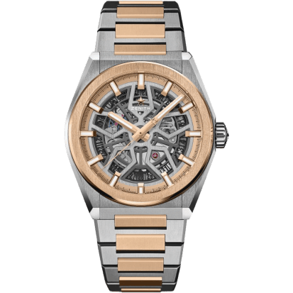 Defy Classic 41mm Titanium / Rose Gold / Bracelet