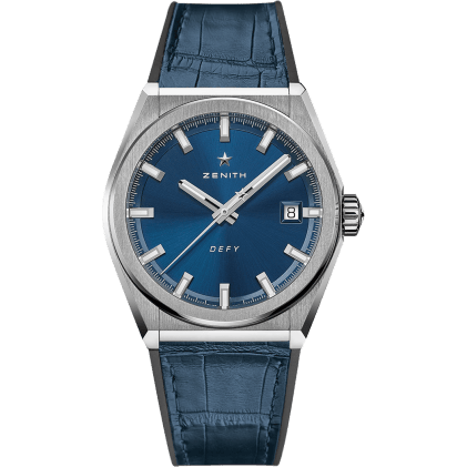 Defy Classic Titanium / Blue / Alligator