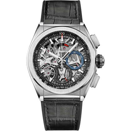 Defy El Primero 21 Titanium / Skeleton / Alligator