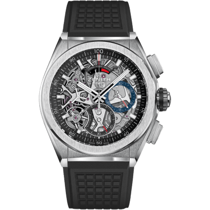 Defy El Primero 21 Titanium / Skeleton / Rubber