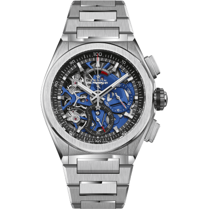 Defy El Primero 21 Titanium / Skeleton / Bracelet