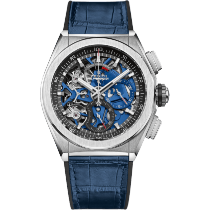 Defy El Primero 21 Titanium / Skeleton / Alligator
