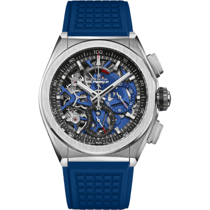 Defy El Primero 21 Titanium / Skeleton / Rubber