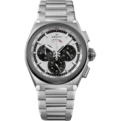 Defy El Primero 21 Titanium / Ceramic / Silver Panda / Bracelet