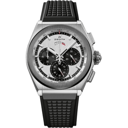 Defy El Primero 21 Titanium / Ceramic / Silver Panda / Rubber