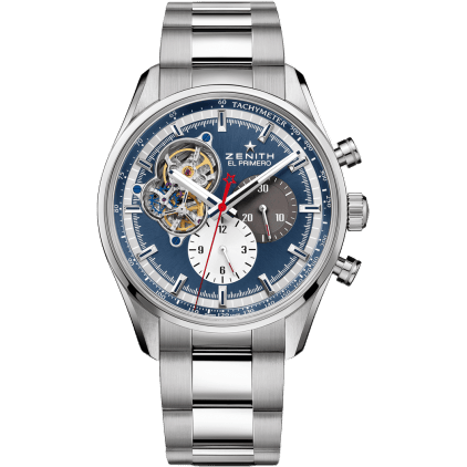 El Primero Chronomaster Open Stainless Steel / Blue 1969 / Bracelet