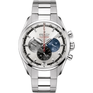 El Primero Striking 10th Stainless Steel / Silver / BRacelet