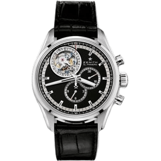 El Primero Tourbillon Stainless Steel / Black