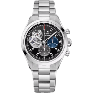 Chronomaster Open Stainless Steel / Black / Bracelet